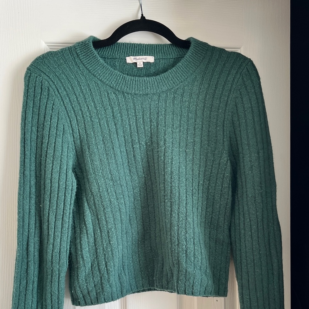 Madewell Crew Neck Crop Sweater